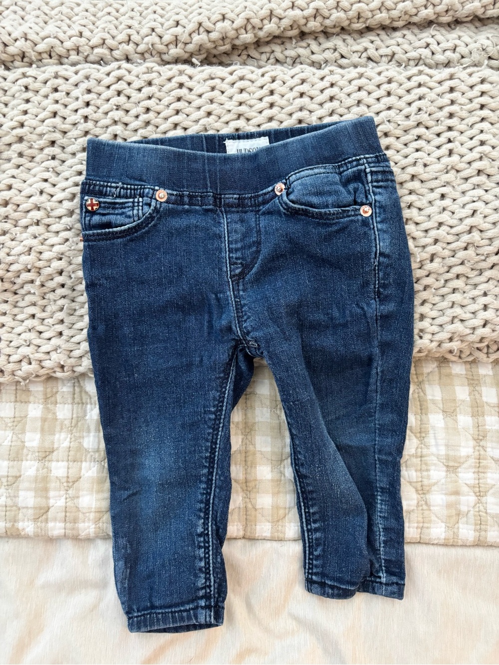 Hudson Jeans indigo blue stretch denim jeggings